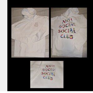 Anti Social Social Club Flags - White Hoodie Mens Size M
